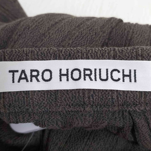 タロウホリウチ TARO HORIUCHI 1タック プリーツ ワイド パンツ レディース JPN:1