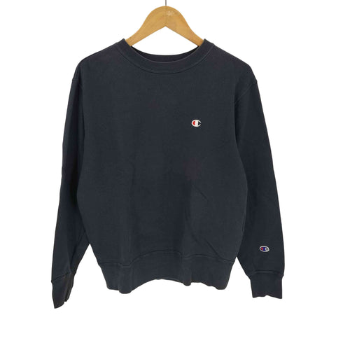 チャンピオン Champion ロゴ刺繍 クルーネックスウェット レディース import:M