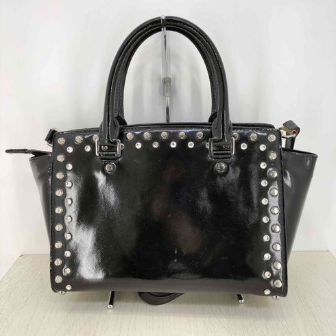 マイケルコース Michael Kors スタッズ 2way エナメル ハンドバッグ ショルダーバッグ レディース