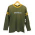 ナイキ NIKE 00S スウッシュ ロゴ フロント プリント クルーネック L/S Tシャツ メンズ import:M