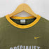 ナイキ NIKE 00S スウッシュ ロゴ フロント プリント クルーネック L/S Tシャツ メンズ import:M