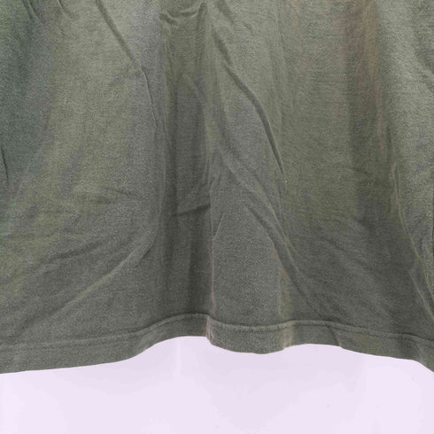 ナイキ NIKE 00S スウッシュ ロゴ フロント プリント クルーネック L/S Tシャツ メンズ import:M