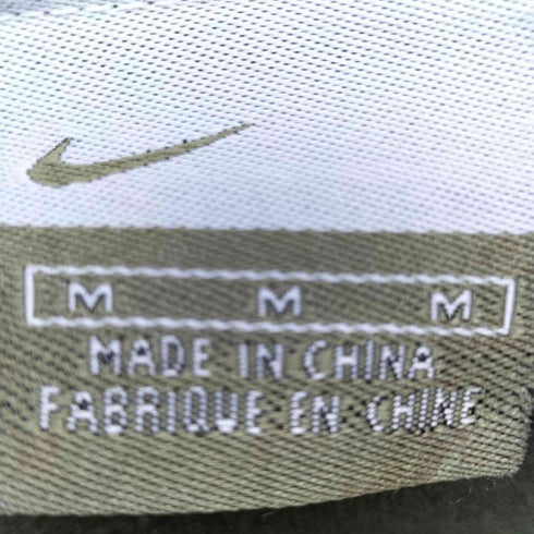 ナイキ NIKE 00S スウッシュ ロゴ フロント プリント クルーネック L/S Tシャツ メンズ import:M