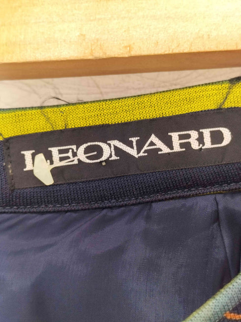 レオナール LEONARD シルク 花柄 タイトスカート レディース import:L