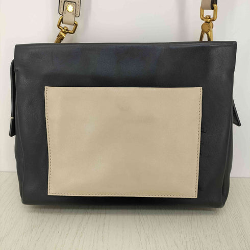 マークバイマークジェイコブス Marc by Marc Jacobs レザー カラー切替 ショルダーバッグ レディース