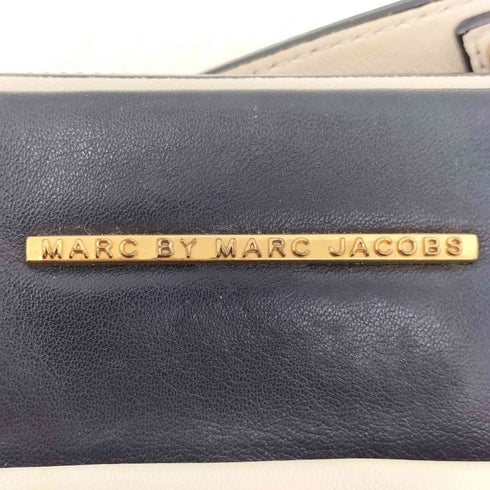 マークバイマークジェイコブス Marc by Marc Jacobs レザー カラー切替 ショルダーバッグ レディース