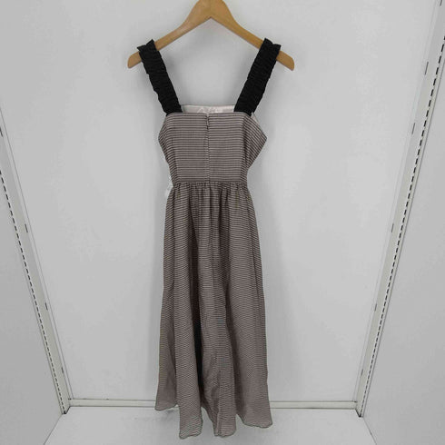 プロポーションバイボディードレッシング PROPORTION BODY DRESSING ショルダーフリルシアーチェックワンピース レディース PS