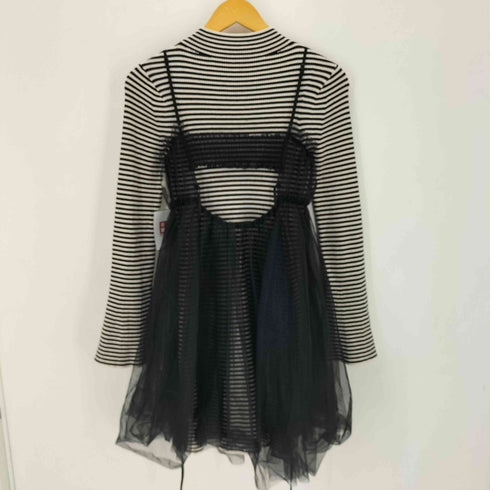 スナイデル snidel チュールキャミセットミニニットワンピース レディース ONE SIZE