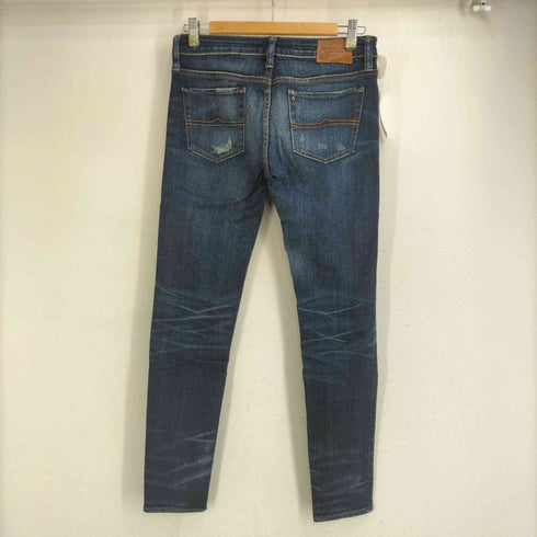 デニムアンドサプライラルフローレン DENIM&SUPPLY RALPH LAUREN 裏地迷彩 ダメージ スキニーデニムパンツ レディース 27/30