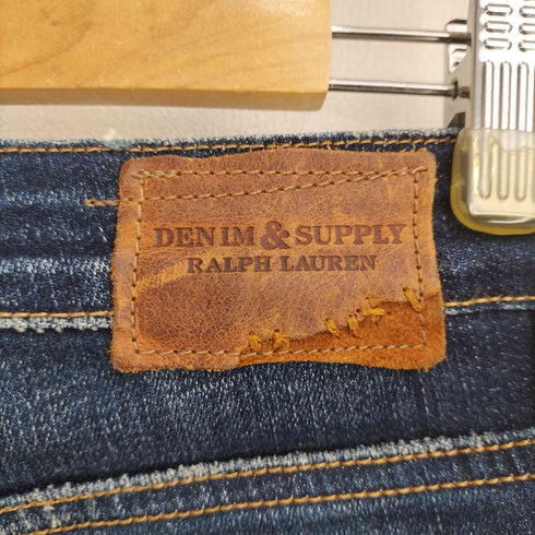 デニムアンドサプライラルフローレン DENIM&SUPPLY RALPH LAUREN 裏地迷彩 ダメージ スキニーデニムパンツ レディース 27/30