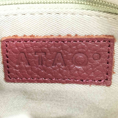 アタオ ATAO シボ革 レザー ショルダーバッグ レディース