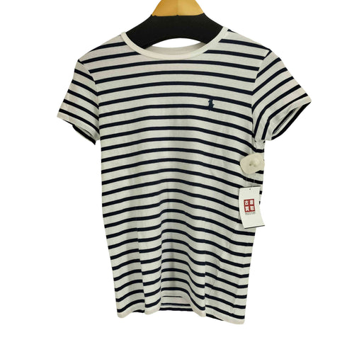ポロラルフローレン POLO RALPH LAUREN ポニー刺繍 ボーダー S/S Tシャツ レディース import:S
