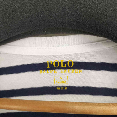 ポロラルフローレン POLO RALPH LAUREN ポニー刺繍 ボーダー S/S Tシャツ レディース import:S