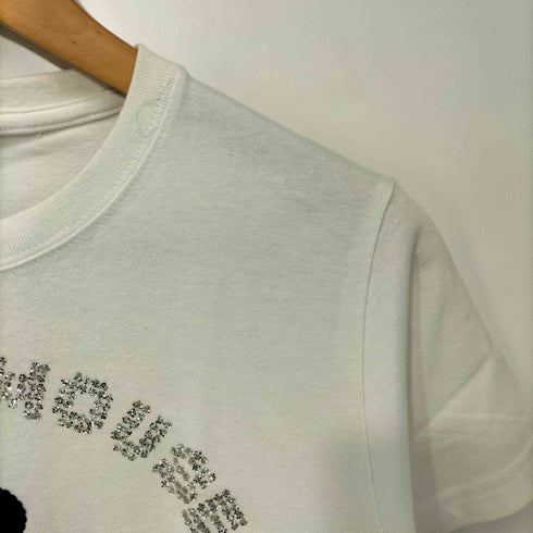 キャラクター スパンコール デザイン 裾リボン S/S Tシャツ メンズ JPN:L