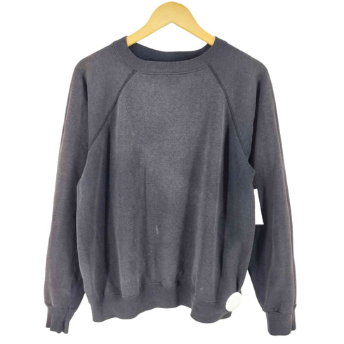 ヘインズ Hanes 80-90S ラグラン フェード スウェット メンズ XL