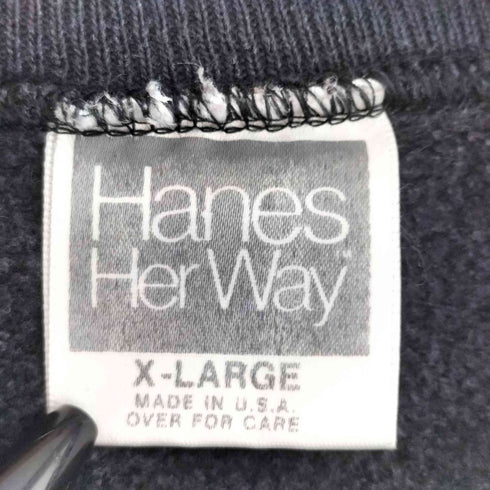 ヘインズ Hanes 80-90S ラグラン フェード スウェット メンズ XL