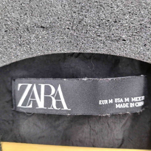 ザラ ZARA レース ナイロンブルゾンジャケット レディース import:M