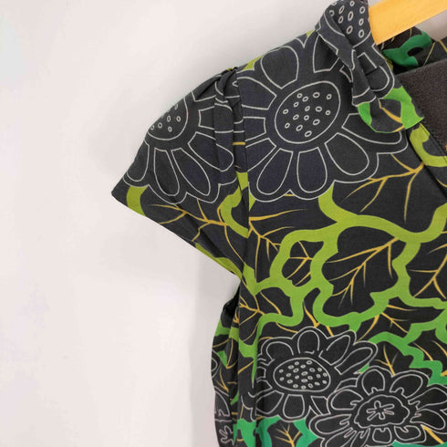 ヴィヴィアンタム VIVIENNE TAM Vネック 花 ワンピース レディース ONE SIZE