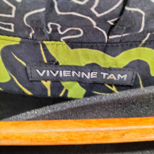 ヴィヴィアンタム VIVIENNE TAM Vネック 花 ワンピース レディース ONE SIZE