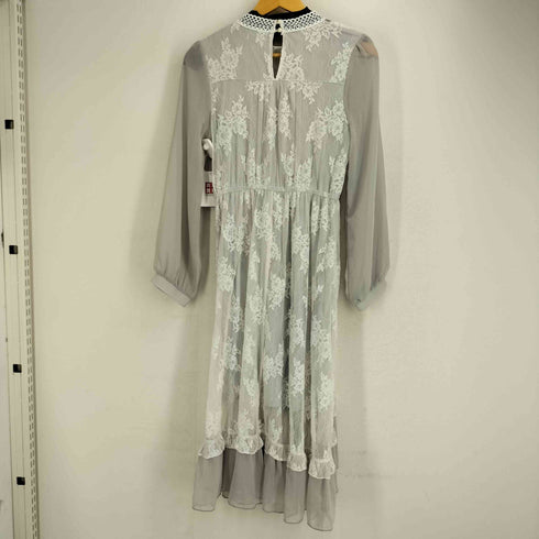 アクシーズファム axes femme レース切替 シアーワンピース レディース import:M