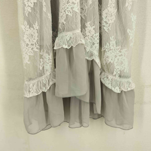 アクシーズファム axes femme レース切替 シアーワンピース レディース import:M