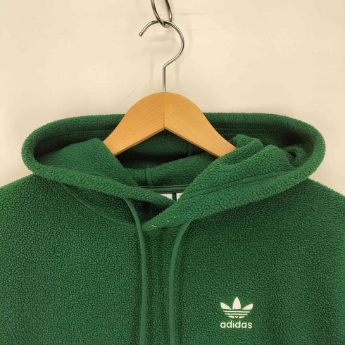 アディダスオリジナルス adidas Originals トレフォイルロゴ刺繍 フリース生地 プルオーバー パーカー メンズ JPN:S
