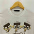 ディースクエアード DSQUARED2 イタリア製 HEAR NO EVIL 三猿 プリント S/S Tシャツ レディース import:L