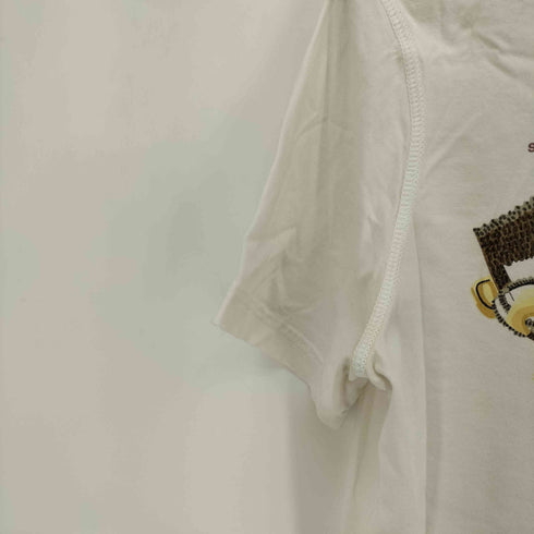 ディースクエアード DSQUARED2 イタリア製 HEAR NO EVIL 三猿 プリント S/S Tシャツ レディース import:L