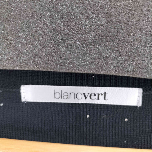 blancvert スパンコールデザイン ニットベスト レディース EUR:40