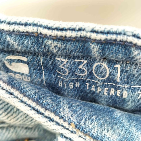 ジースターロー G-STAR RAW 3301 HIGH TAPERED アイスウォッシュ デニム パンツ メンズ W26 L32