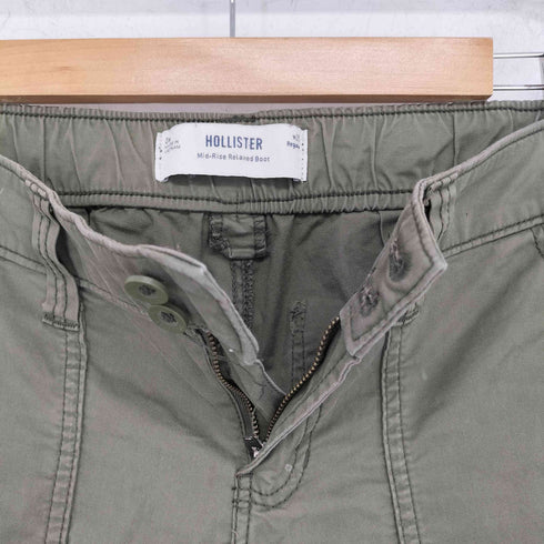 ホリスター Hollister y2k ミリタリーフレアカーゴパンツ レディース W25