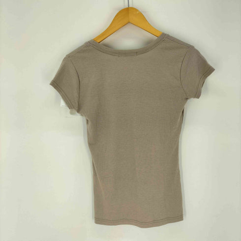 & by P&D Y2K ラメプリントデザイン Tシャツ レディース JPN:38