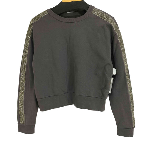 ザラ ZARA ビーズテーピング スウェット レディース import:M