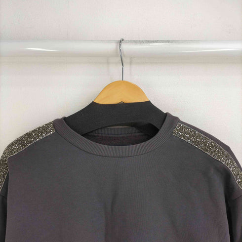 ザラ ZARA ビーズテーピング スウェット レディース import:M