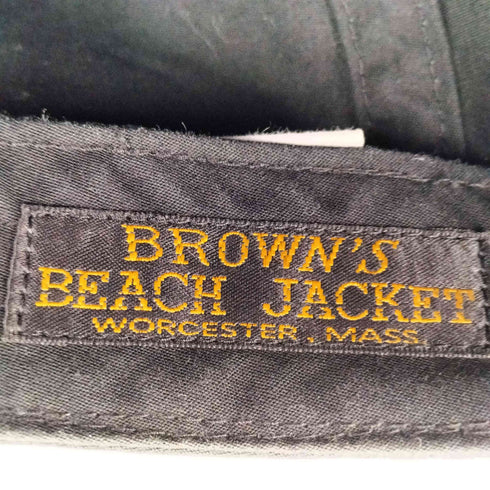 ブラウンズビーチジャケット Browns BEACH JACKET 刺繍 パネルキャップ メンズ