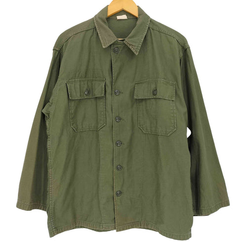 ユーエスアーミー U.S. ARMY 60s 62年会計 1st OG107 UTILITY SHIRT ユーティリティシャツ メンズ MEDIUM