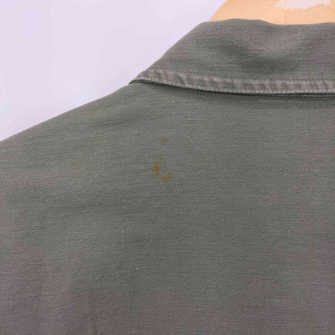 ユーエスアーミー U.S. ARMY 60s 62年会計 1st OG107 UTILITY SHIRT ユーティリティシャツ メンズ MEDIUM
