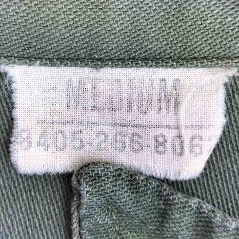 ユーエスアーミー U.S. ARMY 60s 62年会計 1st OG107 UTILITY SHIRT ユーティリティシャツ メンズ MEDIUM