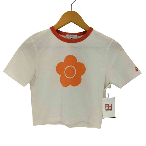 リリーブラウン Lily Brown バリエーションクロップドTシャツ レディース ONE SIZE
