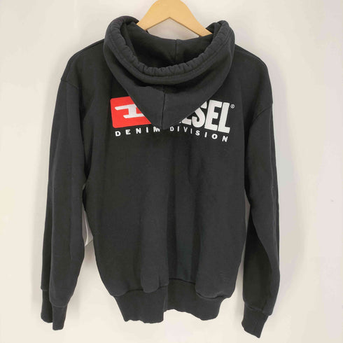 ディーゼル DIESEL ラバー刺繍 ジップアップ パーカー メンズ JPN:XS