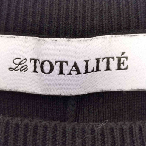 ラトータリテ La Totalite スムースバックパールボタンプルオーバー レディース