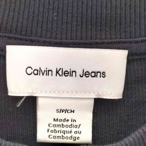 カルバンクラインジーンズ Calvin Klein Jeans ロゴプリント S/S Tシャツ レディース S