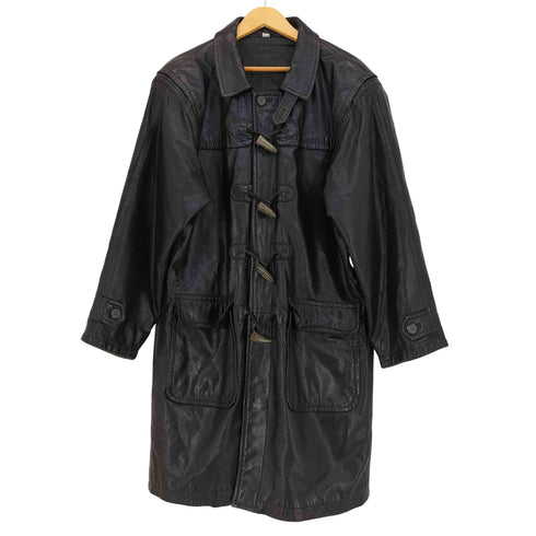 ノーティカ NAUTICA シープレザー 裏地キルティング ダッフルコート メンズ import:M