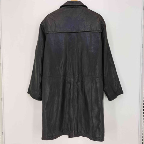 ノーティカ NAUTICA シープレザー 裏地キルティング ダッフルコート メンズ import:M