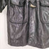 ノーティカ NAUTICA シープレザー 裏地キルティング ダッフルコート メンズ import:M