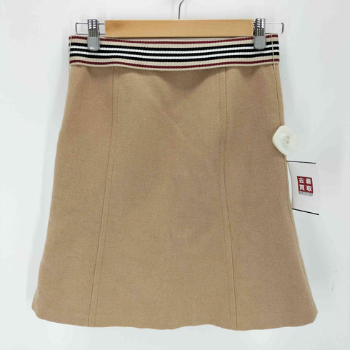 バーバリーロンドン BURBERRY LONDON ウールコットンフレアスカート レディース JPN:36