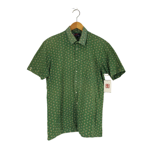 GILLENT 70-80S 総柄 S/S レギュラーカラーシャツ メンズ