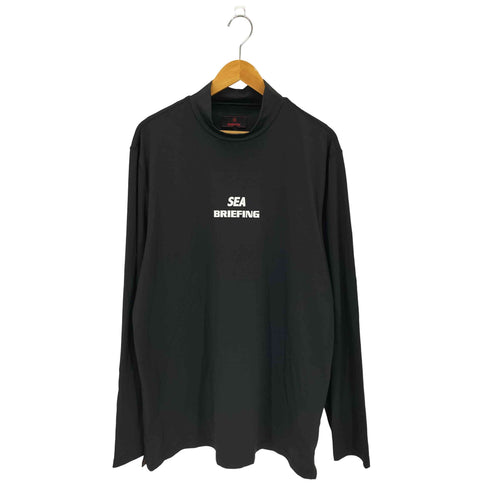ウィンダンシー WIND AND SEA TOUR LS HIGH NECK WDS モックネックロンt メンズ JPN:XL
