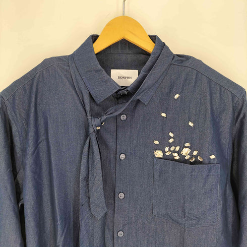 DDNPHH ネクタイ 石付き L/S シャンブレーシャツ メンズ import:M