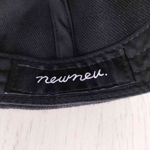 newneu スター ワッペン スナップバック 異素材切替 6パネルキャップ レディース